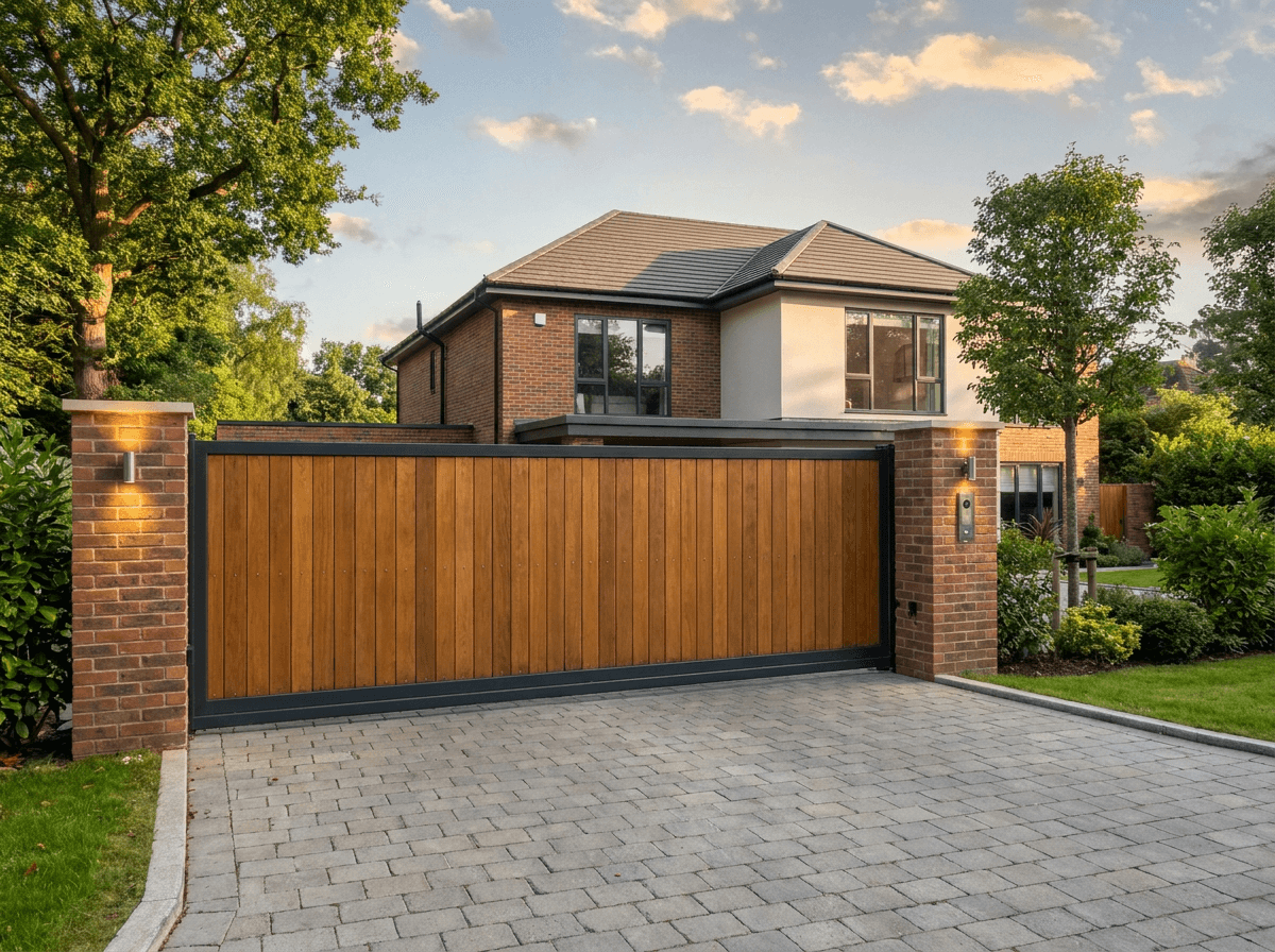 Wooden & Timber Electric Gates
